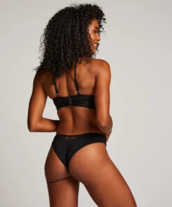 Luna Padded Underwired Longline Bra - Black 9 Luna Padded Underwired Longline Bra - Black -Deals Bare Bralettes Store 202734 4