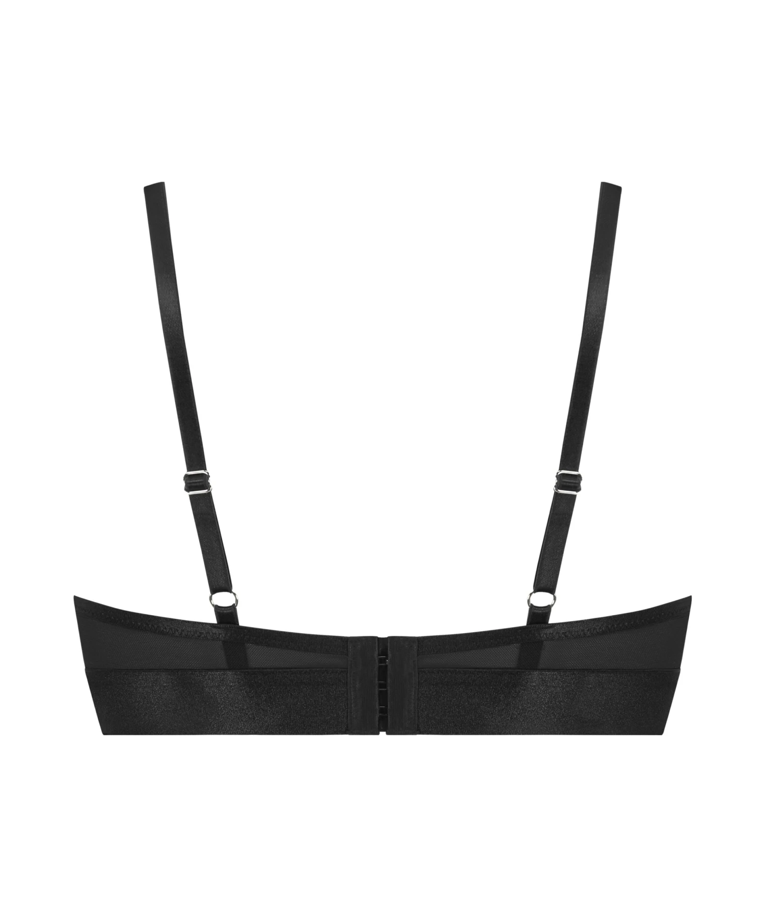 Luna Padded Underwired Longline Bra - Black 6 Luna Padded Underwired Longline Bra - Black - Image 6
