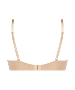 Deep-V Padded Underwired Push-Up Bra - Beige -Deals Bare Bralettes Store 202742 6