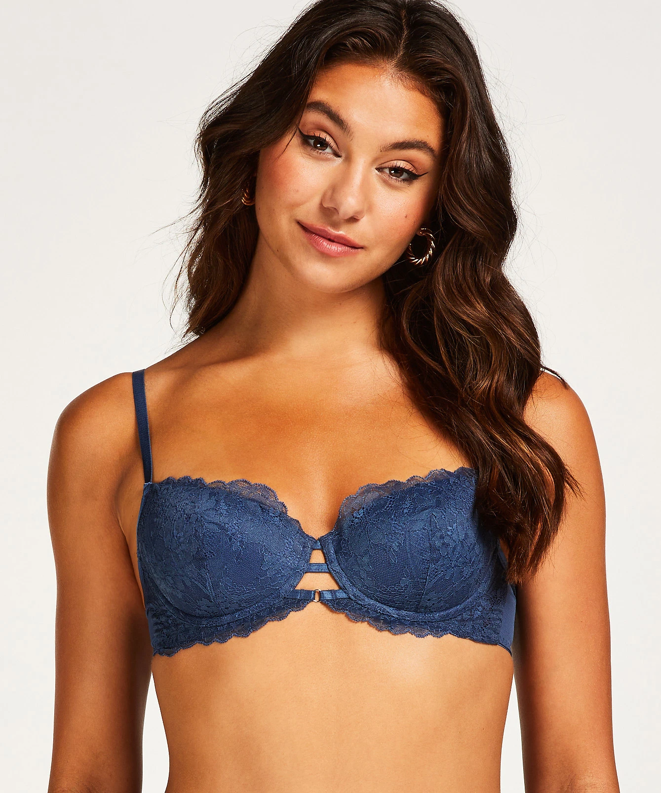 Josefina Padded Underwired Bra - Blue 1 Josefina Padded Underwired Bra - Blue