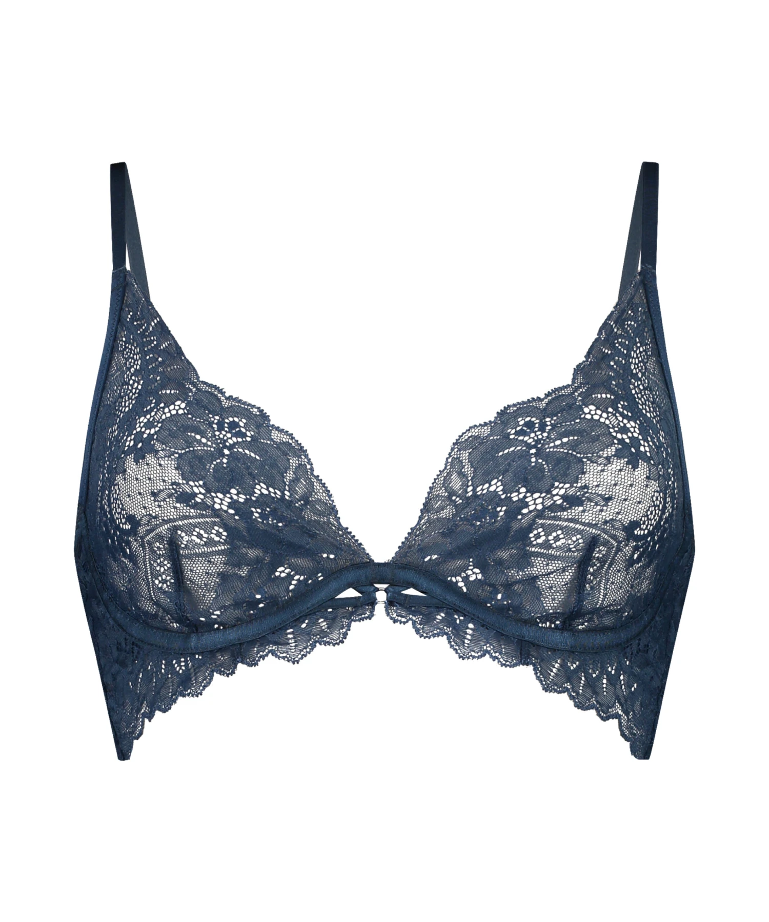 Josefina Non-Padded Underwired Bra - Blue 5 Josefina Non-Padded Underwired Bra - Blue - Image 5