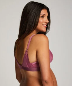 Adelaide Padded Underwired Maternity Bra - Purple -Deals Bare Bralettes Store 202747 4