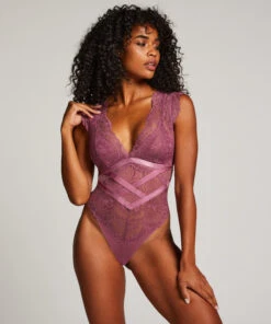 Rabella Bodysuit - Purple