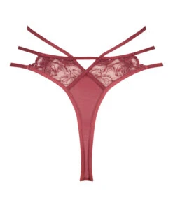 Michayla Thong - Red -Deals Bare Bralettes Store 202861 6