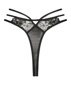 Michayla Thong - Black 9 Michayla Thong - Black -Deals Bare Bralettes Store 202868 6 scaled