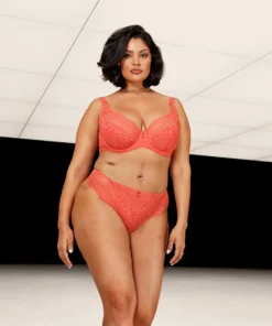 Daisy Non-Padded Underwired Bra - Orange -Deals Bare Bralettes Store 203105 17 scaled