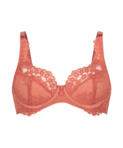 Daisy Non-Padded Underwired Bra - Orange -Deals Bare Bralettes Store 203105 5 scaled