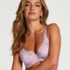 Daisy Non-Padded Underwired Bra - Purple