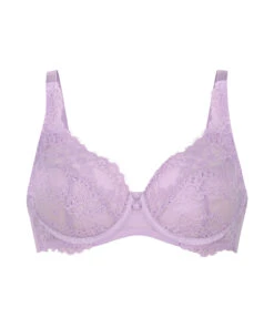 Daisy Non-Padded Underwired Bra - Purple -Deals Bare Bralettes Store 203107 5