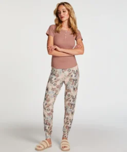 Henley Pyjama Top - Brown -Deals Bare Bralettes Store 203153 3 scaled