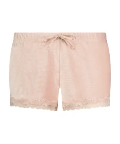 Velours Rib Shorts - Pink -Deals Bare Bralettes Store 203155 5 scaled