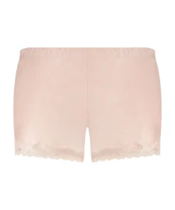 Velours Rib Shorts - Pink -Deals Bare Bralettes Store 203155 6 scaled