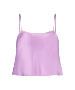 Satin Cami Top - Purple -Deals Bare Bralettes Store 203157 5