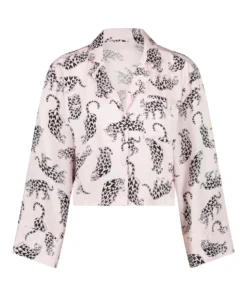 Twill Long-sleeved Pyjama Top - Pink -Deals Bare Bralettes Store 203159 5 scaled