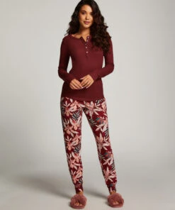 Jersey Pyjama Pants - Brown