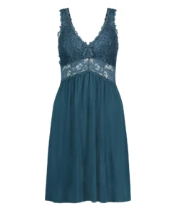 Nora Lace Slip Dress - Blue -Deals Bare Bralettes Store 203182 5 scaled