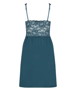 Nora Lace Slip Dress - Blue -Deals Bare Bralettes Store 203182 6 scaled