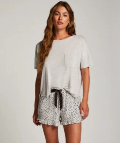 Short Pyjama Set - Grey