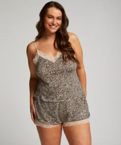 Cami Short Pyjama Set - Beige -Deals Bare Bralettes Store 203187 12 scaled