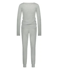 Long Sleeve Lace Pajama Set - Blue -Deals Bare Bralettes Store 203190 6 scaled