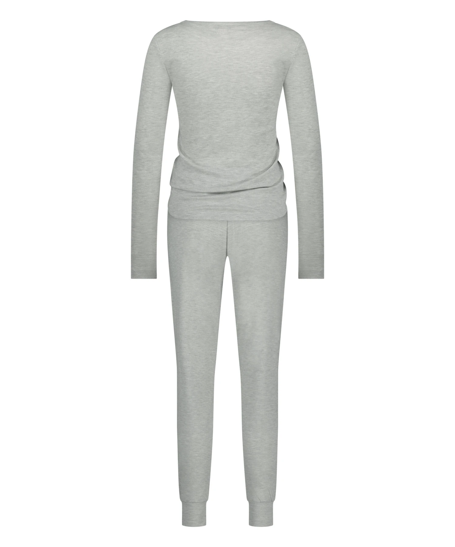 Long Sleeve Lace Pajama Set - Blue 5 Long Sleeve Lace Pajama Set - Blue - Image 5