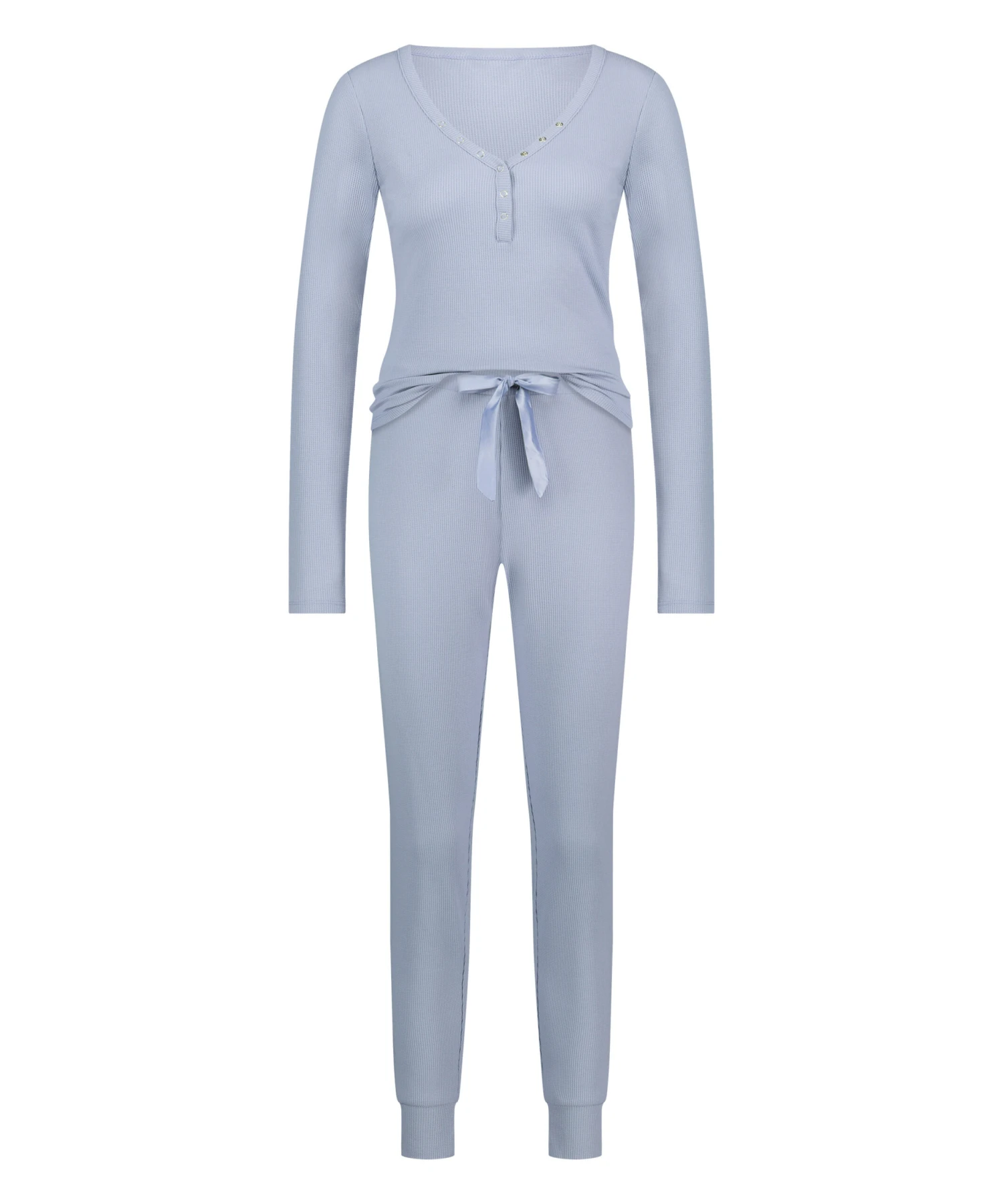 Long Sleeve Lace Pajama Set - Purple 4 Long Sleeve Lace Pajama Set - Purple - Image 4