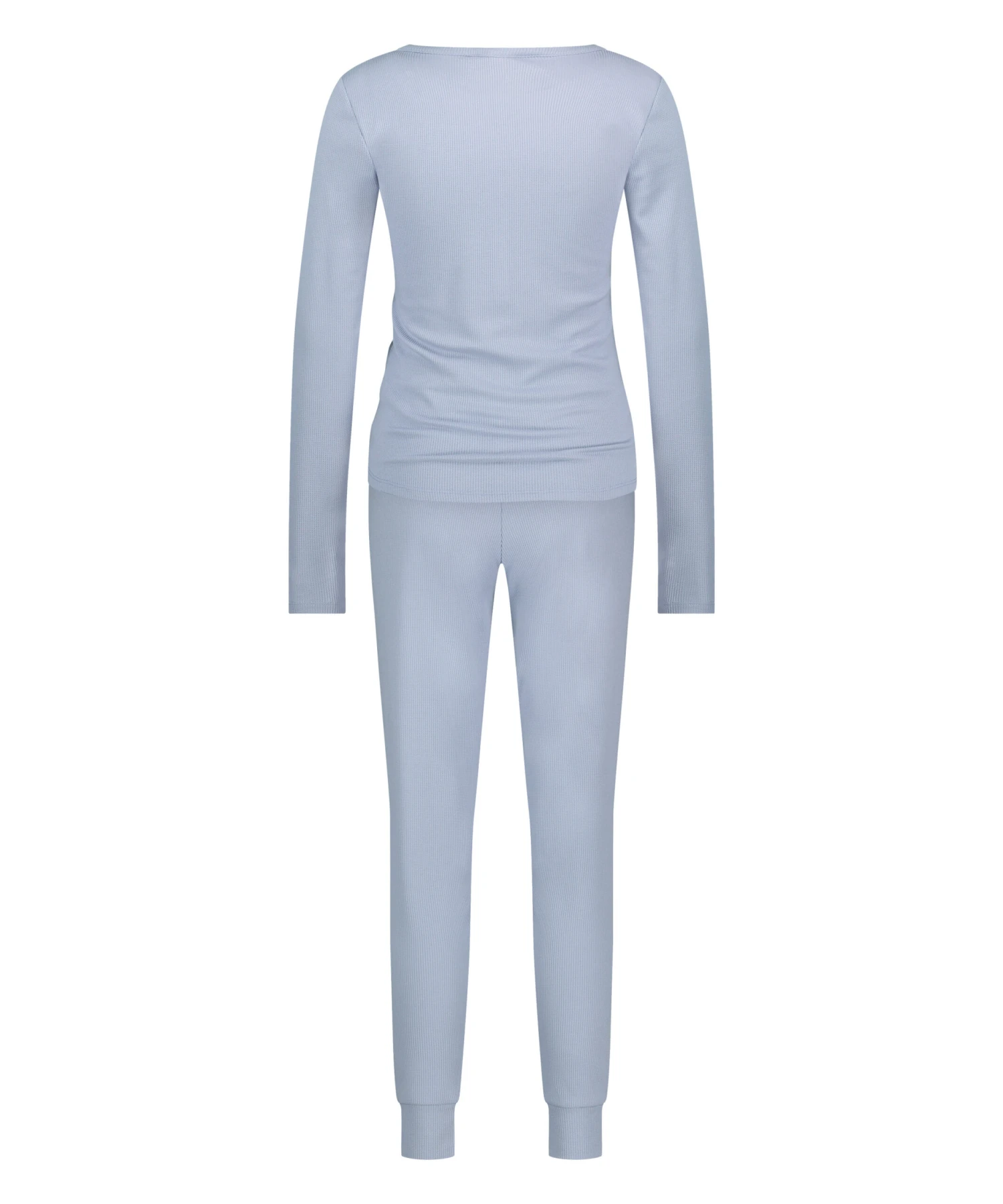 Long Sleeve Lace Pajama Set - Purple 5 Long Sleeve Lace Pajama Set - Purple - Image 5