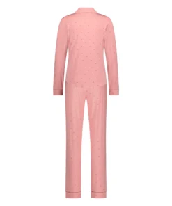 Long Sleeve Lace Pajama Set - Pink -Deals Bare Bralettes Store 203192 6 scaled