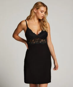 Shiloh Slip Dress - Black