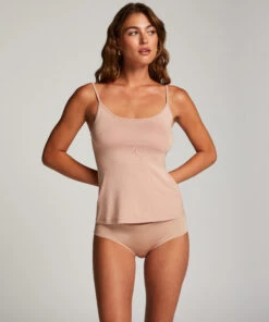 Bamboo Top - Beige