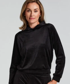 Velours Top - Black