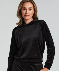 Velours Top - Black