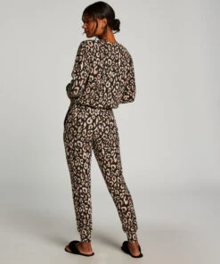 Jersey Long-Sleeved Pyjama Top - Black -Deals Bare Bralettes Store 203203 4