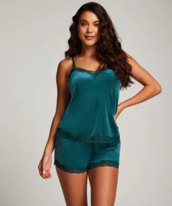 Velours Lace Cami Top - Blue 8 Velours Lace Cami Top - Blue -Deals Bare Bralettes Store 203205 3 scaled