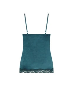 Velours Lace Cami Top - Blue 11 Velours Lace Cami Top - Blue -Deals Bare Bralettes Store 203205 6