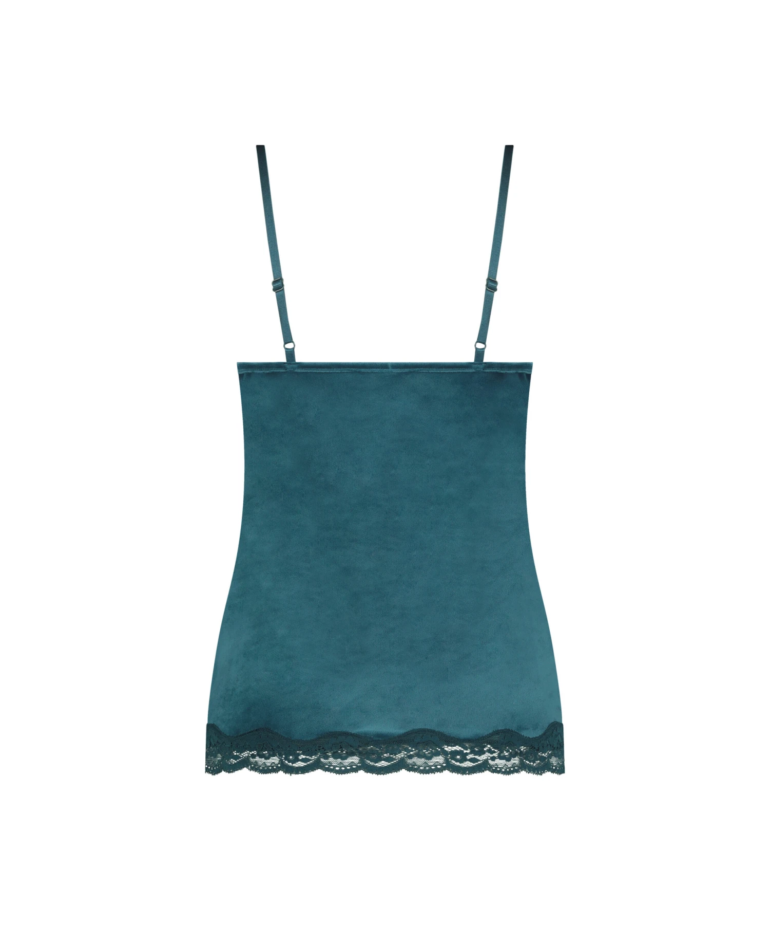 Velours Lace Cami Top - Blue 6 Velours Lace Cami Top - Blue - Image 6