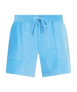 Velours Rib Shorts - Blue -Deals Bare Bralettes Store 203213 5 scaled