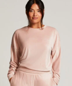Velours Top - Pink