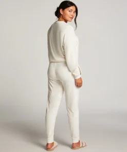 Velour Rib Jogging Pants - White 7 Velour Rib Jogging Pants - White -Deals Bare Bralettes Store 203220 4 scaled