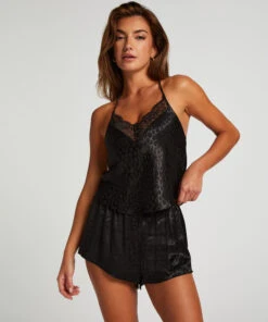 Leopard Cami Top - Black 8 Leopard Cami Top - Black -Deals Bare Bralettes Store 203223 3