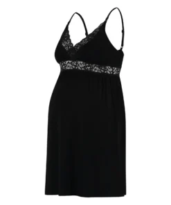 Maternity Lace Slip Dress - Black -Deals Bare Bralettes Store 203235 5 scaled