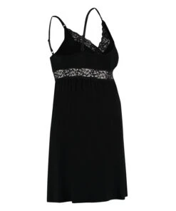 Maternity Lace Slip Dress - Black -Deals Bare Bralettes Store 203235 6