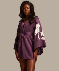 Isla Kimono - Purple -Deals Bare Bralettes Store 203237 3