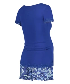 Maternity Nursing Pyjama Set - Blue -Deals Bare Bralettes Store 203238 6 scaled
