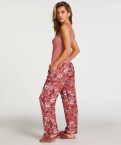 Petite Woven Pyjama Bottoms - Pink -Deals Bare Bralettes Store 203242 4 scaled