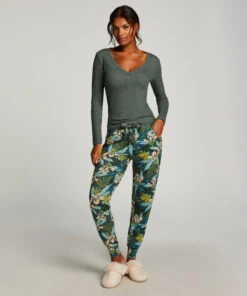 Tall Jersey Pyjama Pants - Green