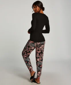 Petite Jersey Pyjama Pants - Black -Deals Bare Bralettes Store 203246 4 scaled