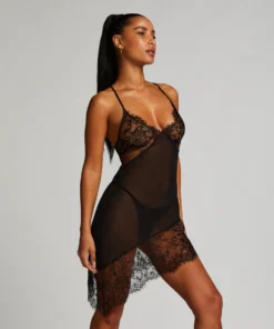 Ellie Slip Dress - Black