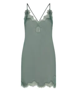 Sophia Slip Dress - Green -Deals Bare Bralettes Store 203265 5 scaled