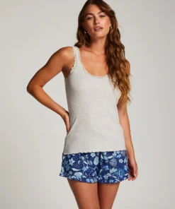 Ribbed Lace Singlet - Grey 8 Ribbed Lace Singlet - Grey -Deals Bare Bralettes Store 203290 3 scaled